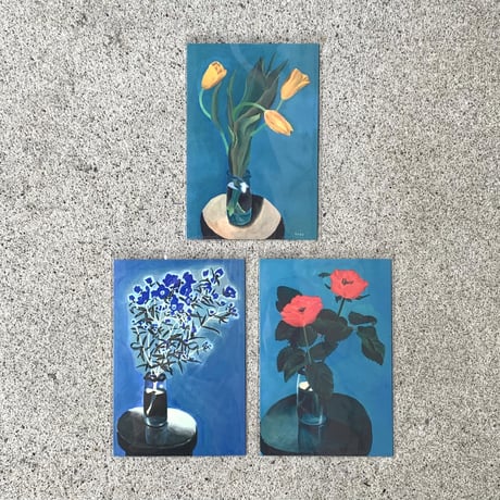 市村柚芽｜花のポストカード 3枚セット（2種）