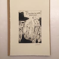 タダジュン｜GOD REST YOU MERRY GENTLEMAN（版画シート）