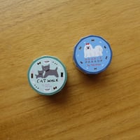 多田玲子｜マスキングテープ＜犬＞＜猫＞（2種）