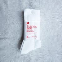 Hanes　クルーソックス2P (HMSBB001)