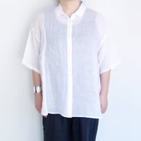 ata　ラミー半袖オーバーシャツ