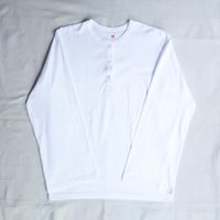Hanes originals × DODOJEAN　ヘンリーネック (HW4-C105)