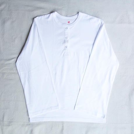 Hanes originals × DODOJEAN　ヘンリーネック (HW4-C105)