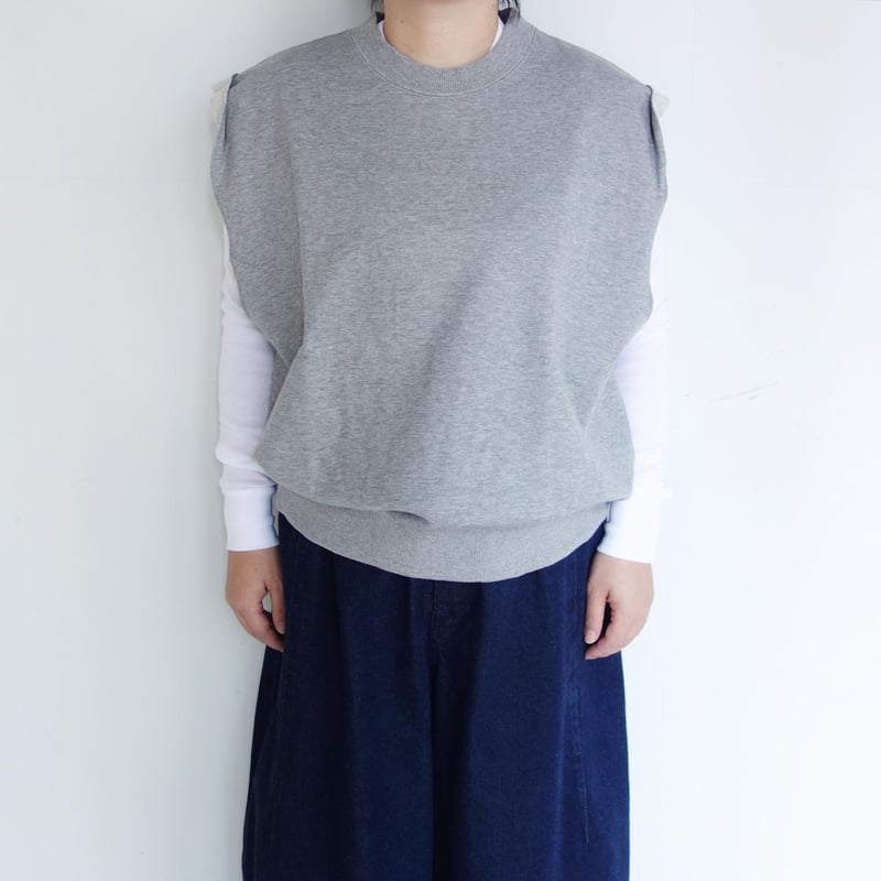 homspun コンパクト裏毛ベスト | folkhimeji's STORE