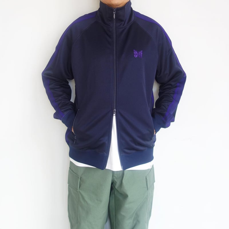 Needles track jacket poly discount smooth
