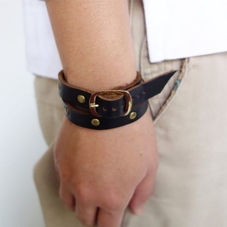 FERNAND LEATHER　Narrow Band (double)
