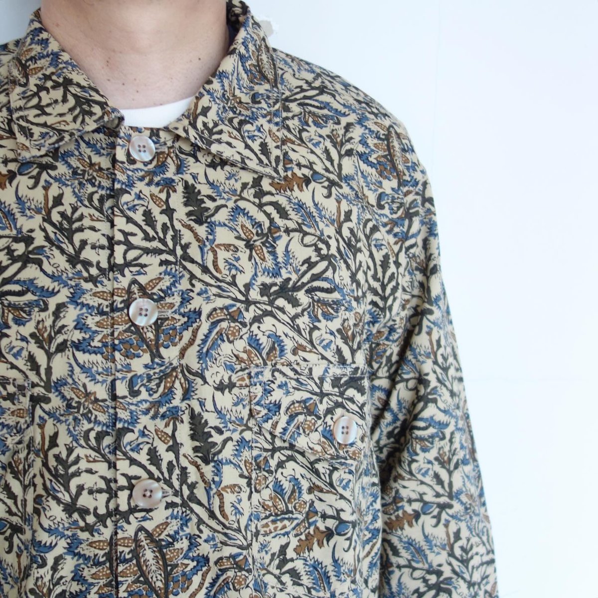 South2 West8 Smokey Shirt - Batik Printed | fol