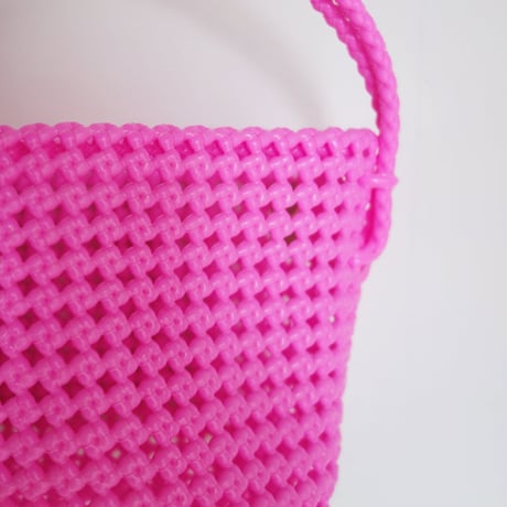 Suno&Morrison　Wire Bag【Solid Pink】