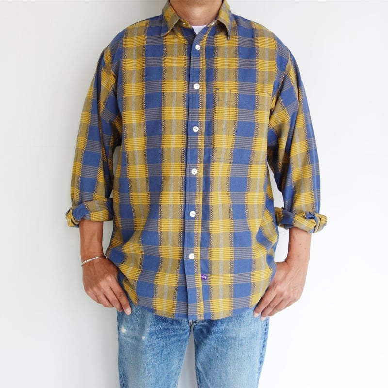 THE NORTH FACE PURPLE LABEL Plaid Dobby Field S