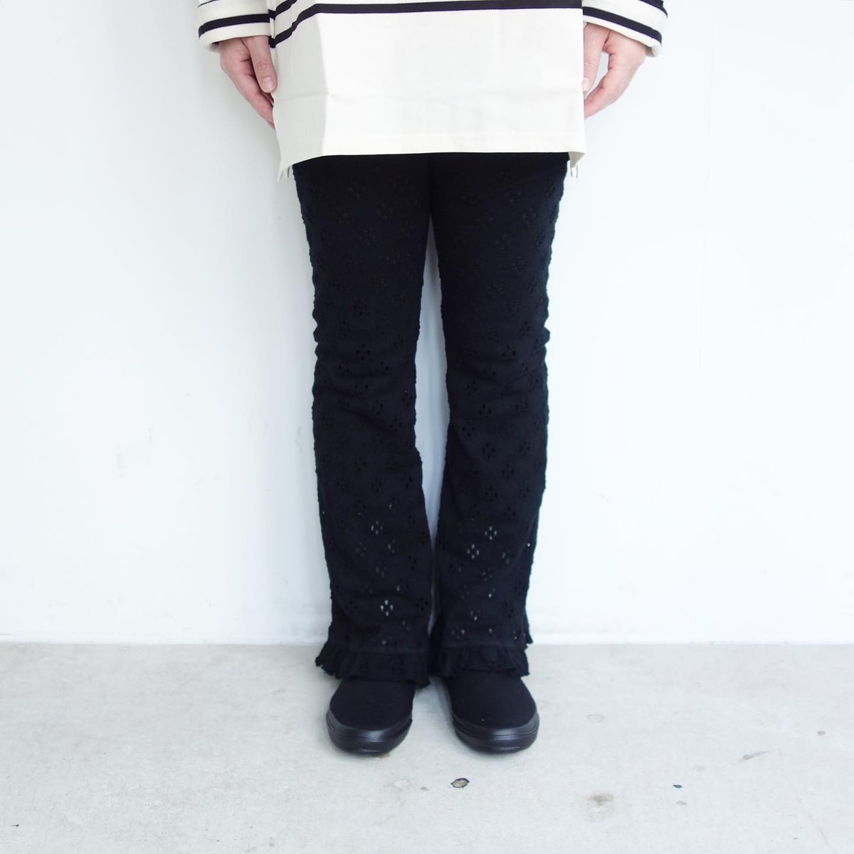 パンツ FRILL PANTS CUTWORK RHODOLIRION Rhodolirion Frill Pants - Cutwork | folkhimeji'