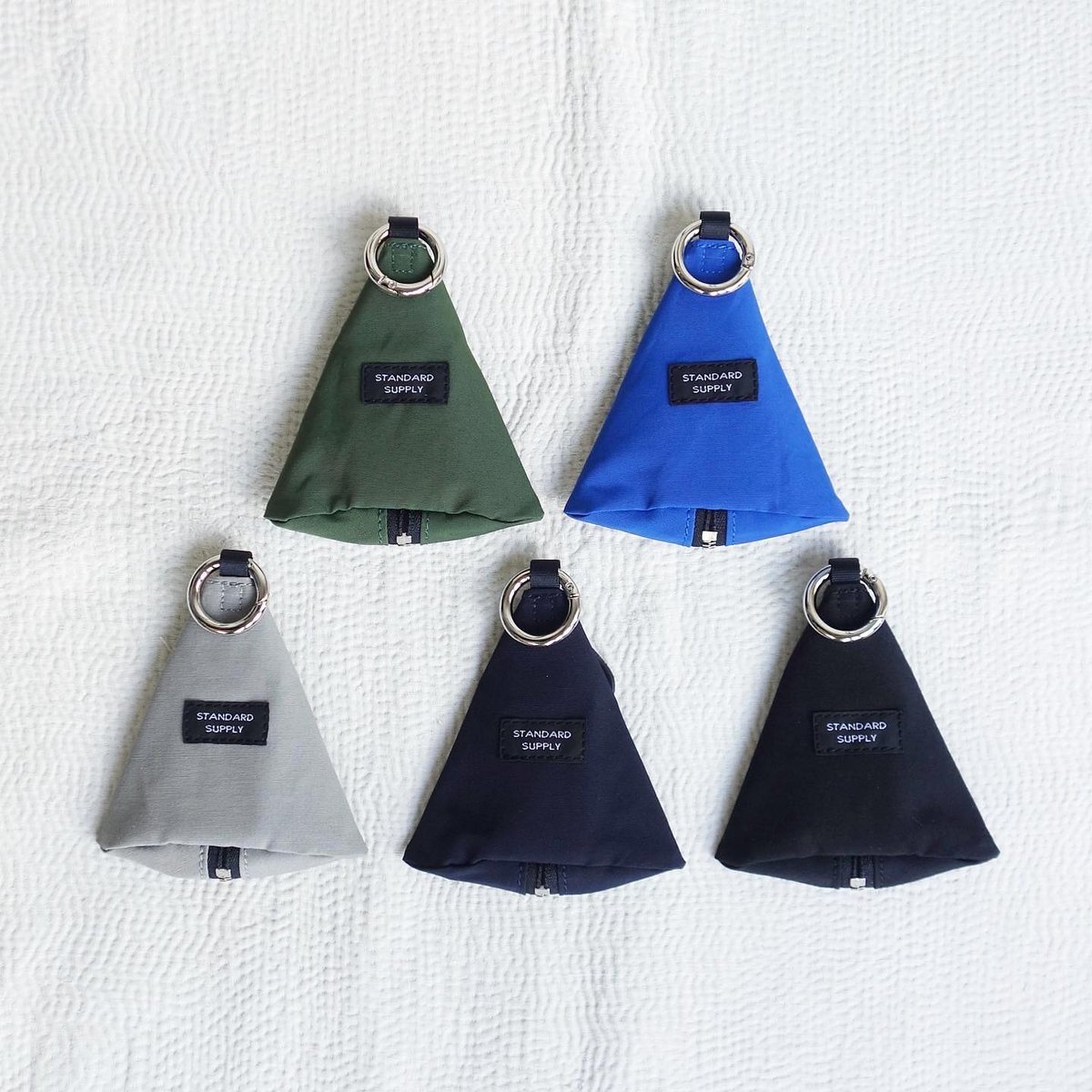STANDARD SUPPLY SIMPLICITY TRIANGLE CHARM POUCH