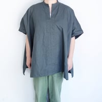 homspun　コットンラミーマットBIGブラウス