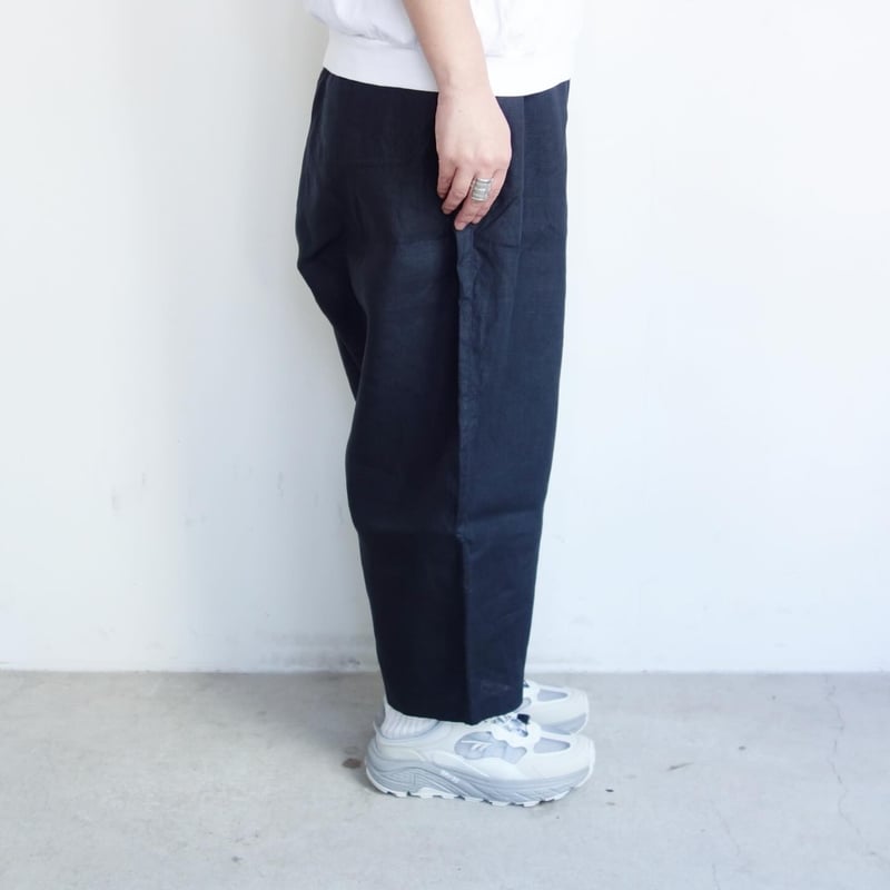 MITTAN 大麻パンツ(PT-140)【墨黒】 | folkhimeji's STORE