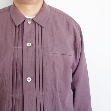 Another 20th Century　New Connery Collor shirts【Purple】