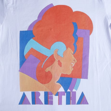 ROCK OFF　ARETHA FRANKLIN Tee for women's