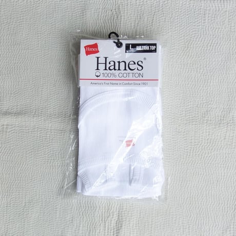 Hanes　RIB TANK TOP (HM2-X201) for men's