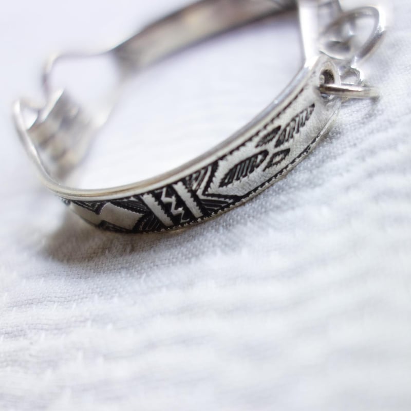Touareg Silver bangle 25 | folkhimeji's STORE