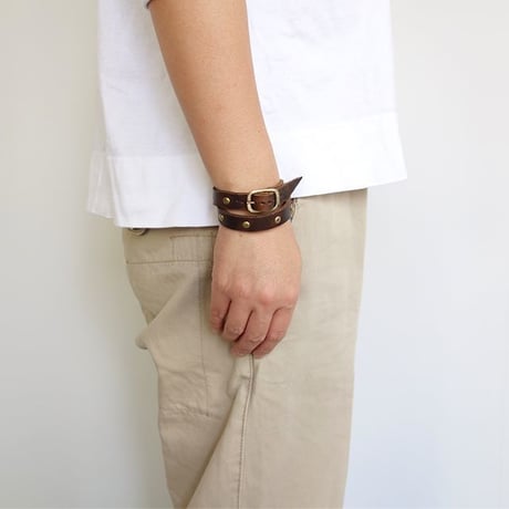 FERNAND LEATHER　Narrow Band (double)