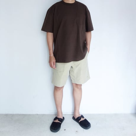 A.G.SPALDING&BROS.　S/S POCKET TEE【BROWN】