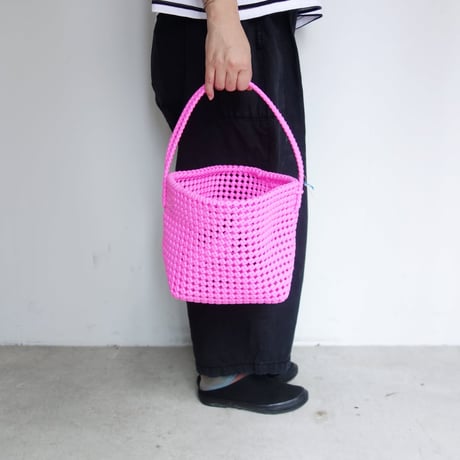 Suno&Morrison　Wire Bag【Solid Pink】