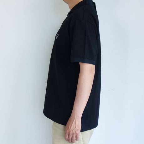 South2 West8 : S/S Polo Shirt - Cotton Pique【Black】