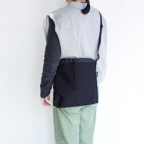 ART&CRAFTS　DURABLE NYLON CHALK SHOULDER L【Black】