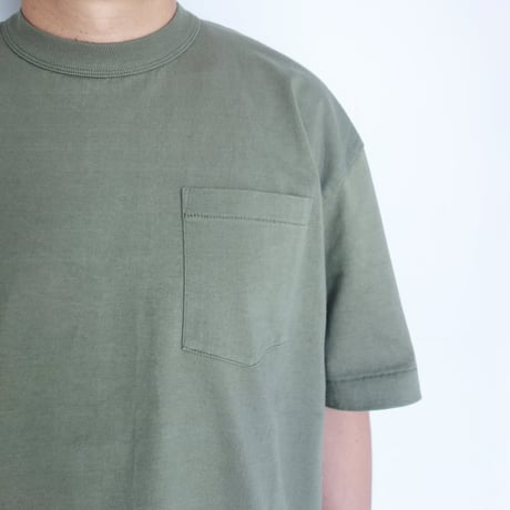 A.G.SPALDING&BROS.　S/S POCKET TEE【OLIVE】