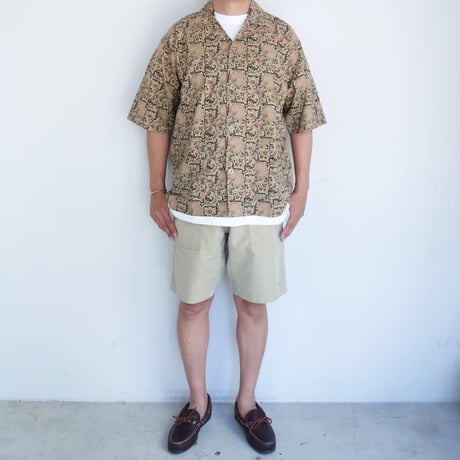South2 West8　Cabana Shirt - Batik Printed