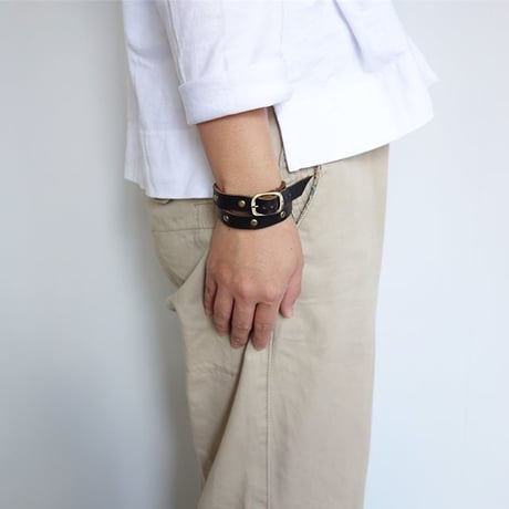 FERNAND LEATHER　Narrow Band (double)