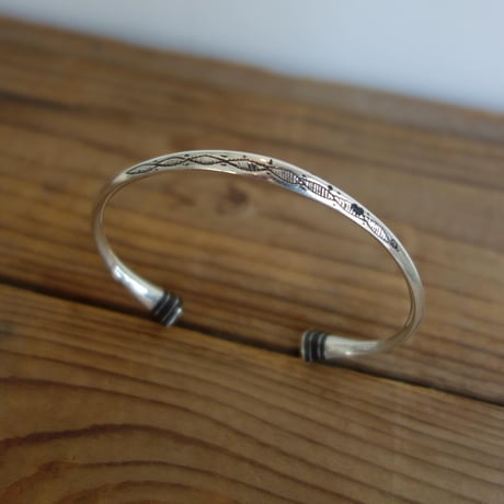 Touareg Silver　bangle 02