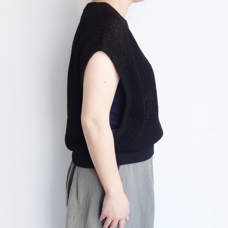 amachi. 和紙ベスト FACTORY 和紙×ペルー綿 片あぜベスト | folkhimeji's STORE