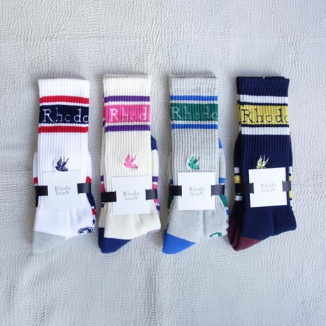 Rhodolirion　Line & Numbering Socks