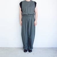 homspun　コットンラミーオールインワン【グリーン】