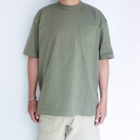 A.G.SPALDING&BROS.　S/S POCKET TEE【OLIVE】