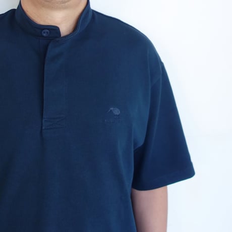 canterbury WHITE　S/S HENRY NECK RUGBY JERSEY【Navy】