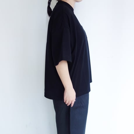 comm.arch.　Tumbled Bio Wide S/S Tee【Blackout】