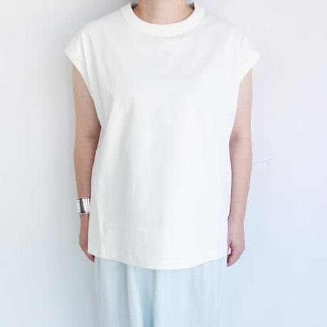 THE NORTH FACE PURPLE LABEL　Cotton Jersey Sleeveless Tee【Ivory】