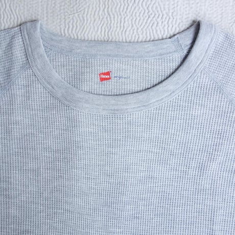 Hanes originals　クルーネック (HW4-C501)【Heather Gray】
