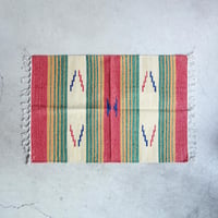 MANGALICK SALES　COTTON HANDLOOM RUGS【Red】