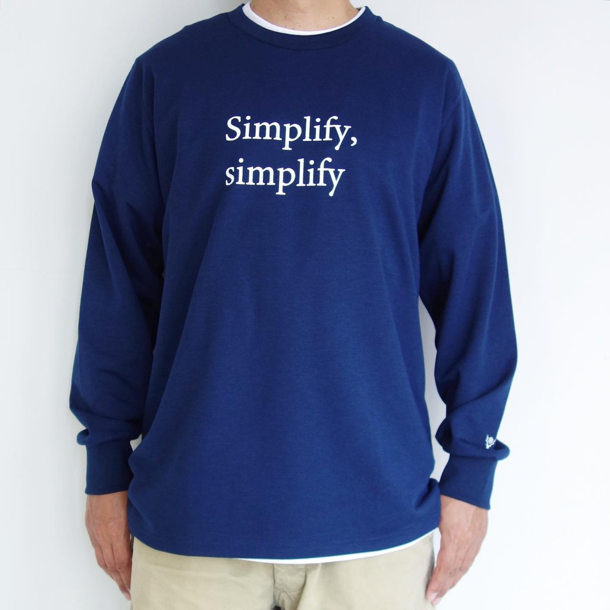 South2 West8 L/S Crew Neck Tee - Simplify, Simp