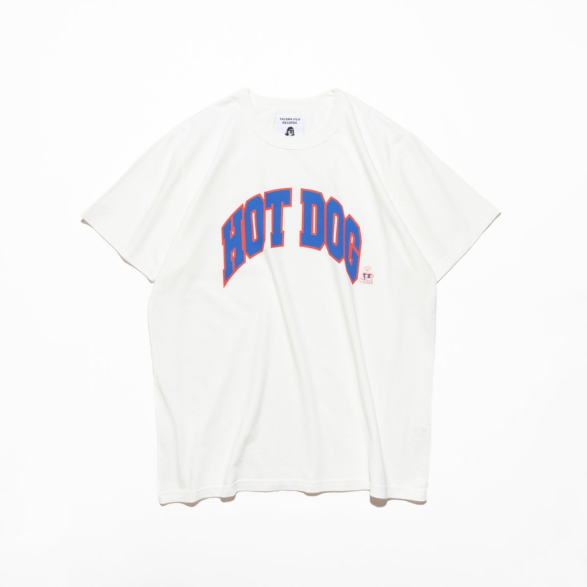 TACOMA FUJI RECORDS HOT DOG COLLEGE LOGO | folk