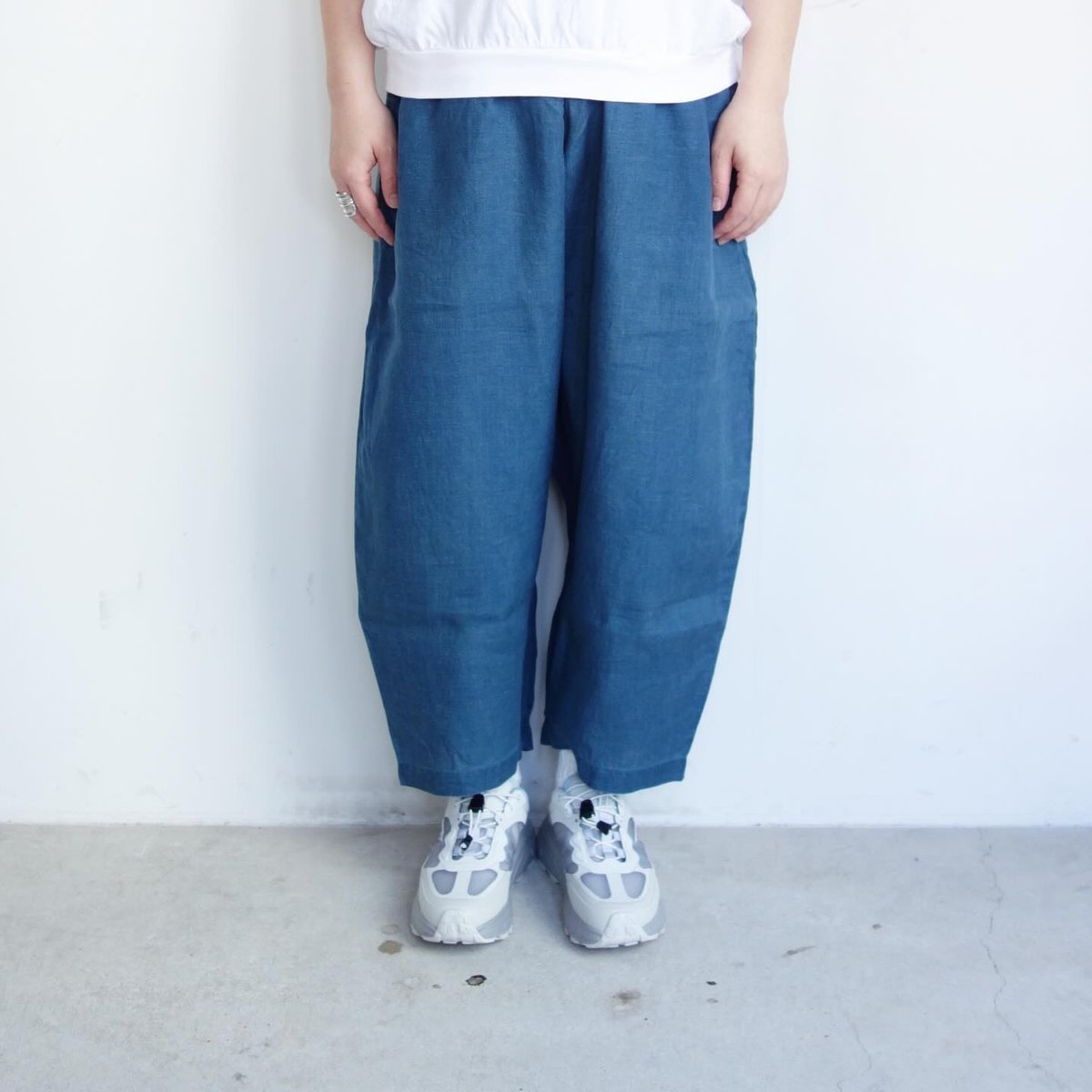 MITTAN　PT-115C　竹パンツ（草木染）　藍×胡桃 MITTAN 大麻パンツ 草木染 (PT-140C)【インディゴ×胡桃】 | folkhime