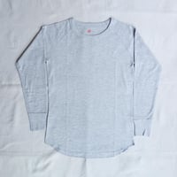 Hanes originals　クルーネック (HW4-C501)【Heather Gray】