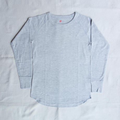 Hanes originals　クルーネック (HW4-C501)【Heather Gray】