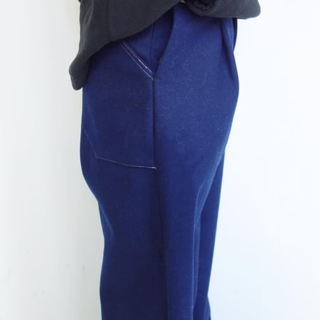 ASEEDONCLOUD HW wide trousers【Melton Denim】