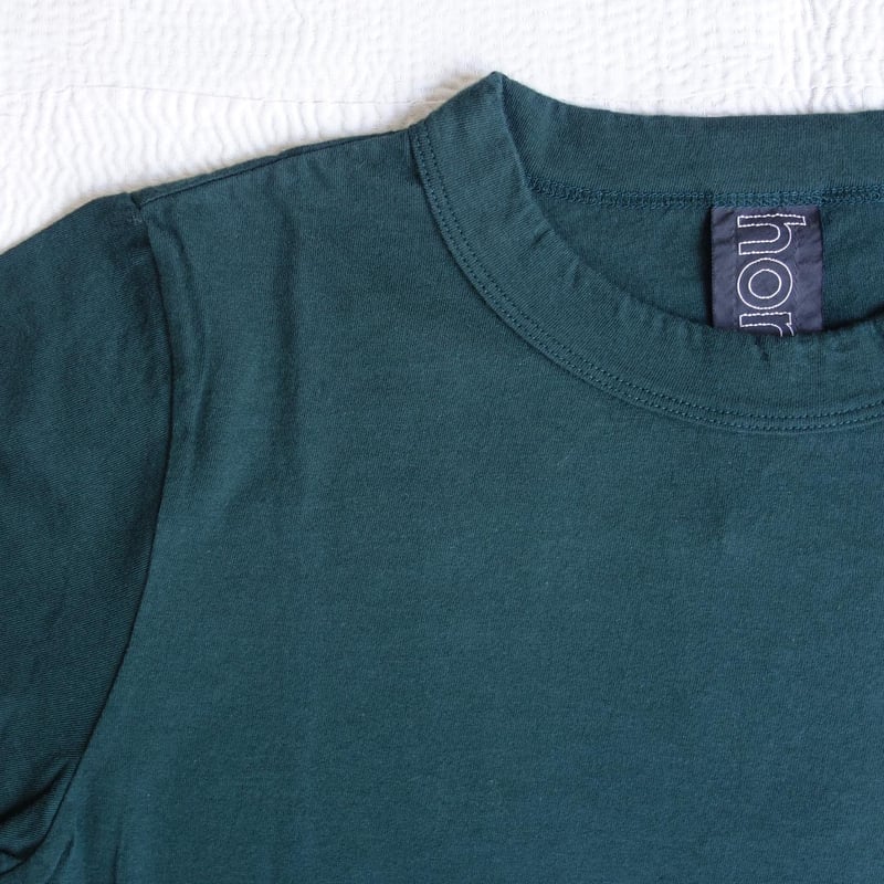 homspun 天竺長袖Tシャツ【ダークグリーン】 | folkhimeji's STORE