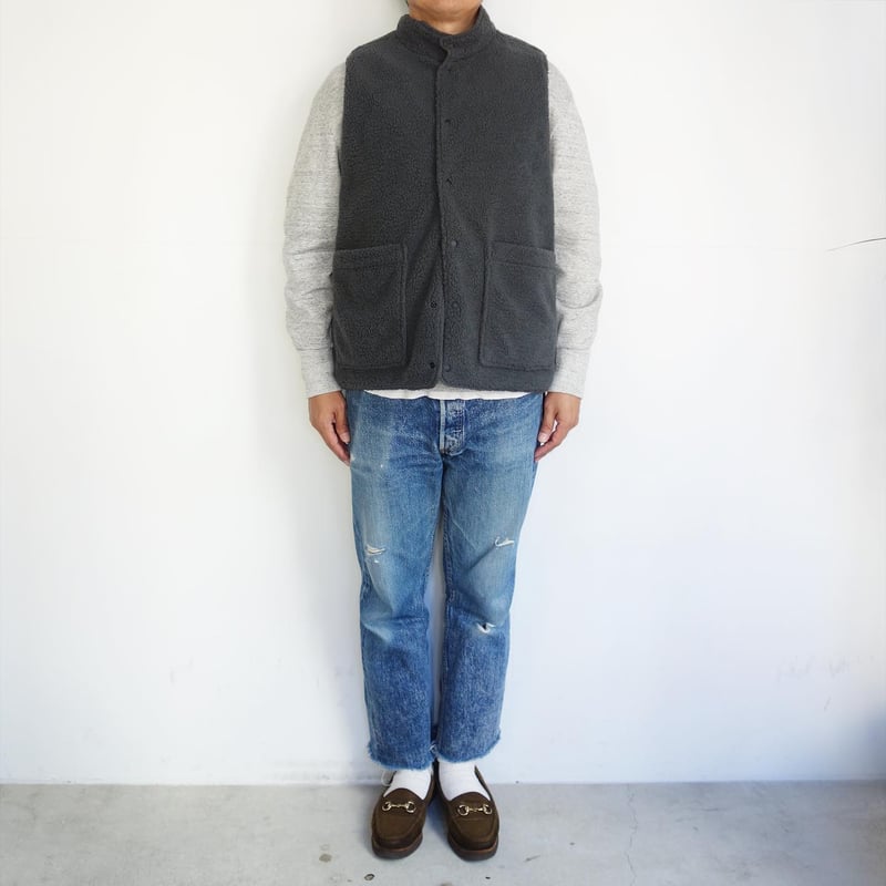 新品・未使用】 South2West8 フリースベスト リバーシブル 【公式通販】