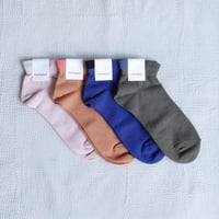 homspun　コットンリネンショートソックス