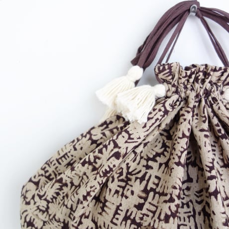 Suno&Morrison　Katab Print Drawstring Bag