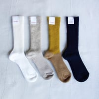 homspun　モヘア×コットン ソックス